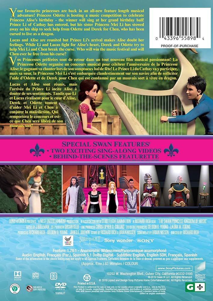 スワン・プリンセス　英語版　DVD 91eIj7D0MWL._UF350,350_QL80_.jpg